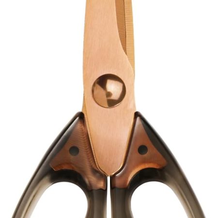 Kitchen Shears Cooking Scissor, Meat & Poultry Shears, Acrylic Handle Stainless Steel Utility Scissors with Comfort Grip
